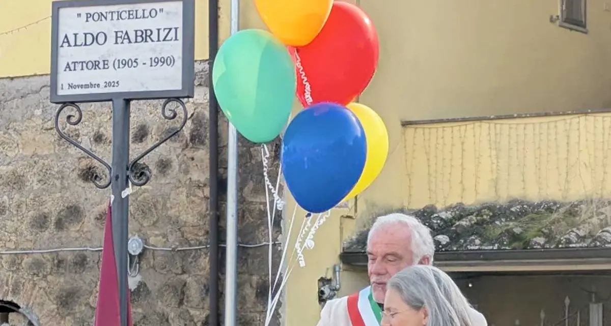 Il ponticello delle Vallette intitolato ad Aldo Fabrizi