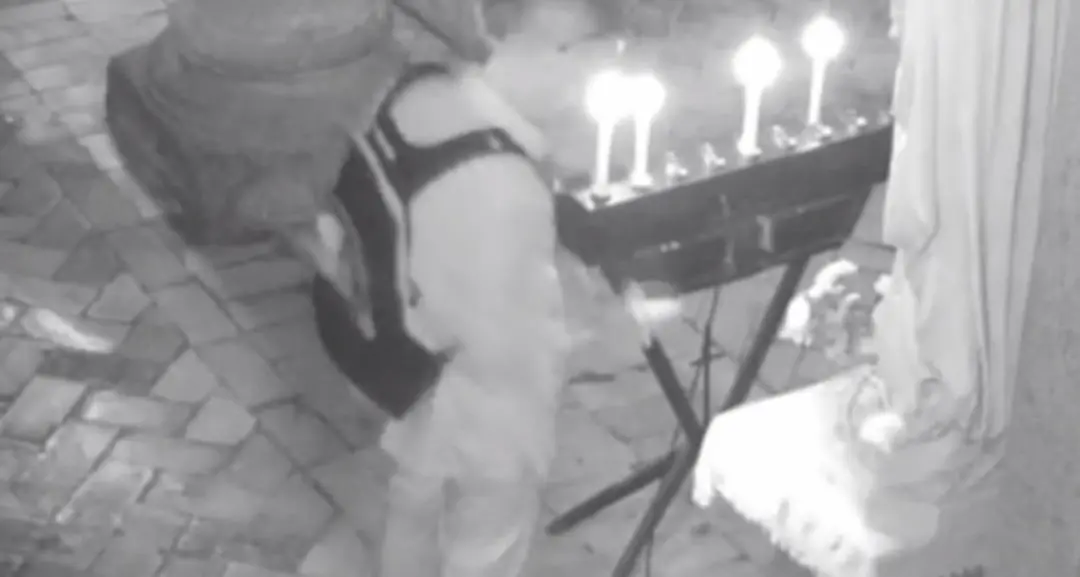 Viterbo: ladro ruba in chiesa, incastrato dalle telecamere
