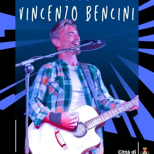 Vincenzo Bencini in concerto a piazza Cavour sabato 3 gennaio dalle 18