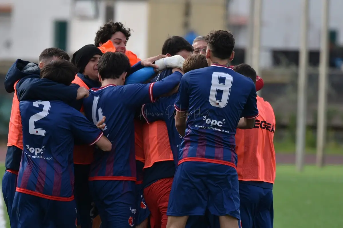L\\u2019esultanza dei tirrenici (Foto Alessio De Luca)
