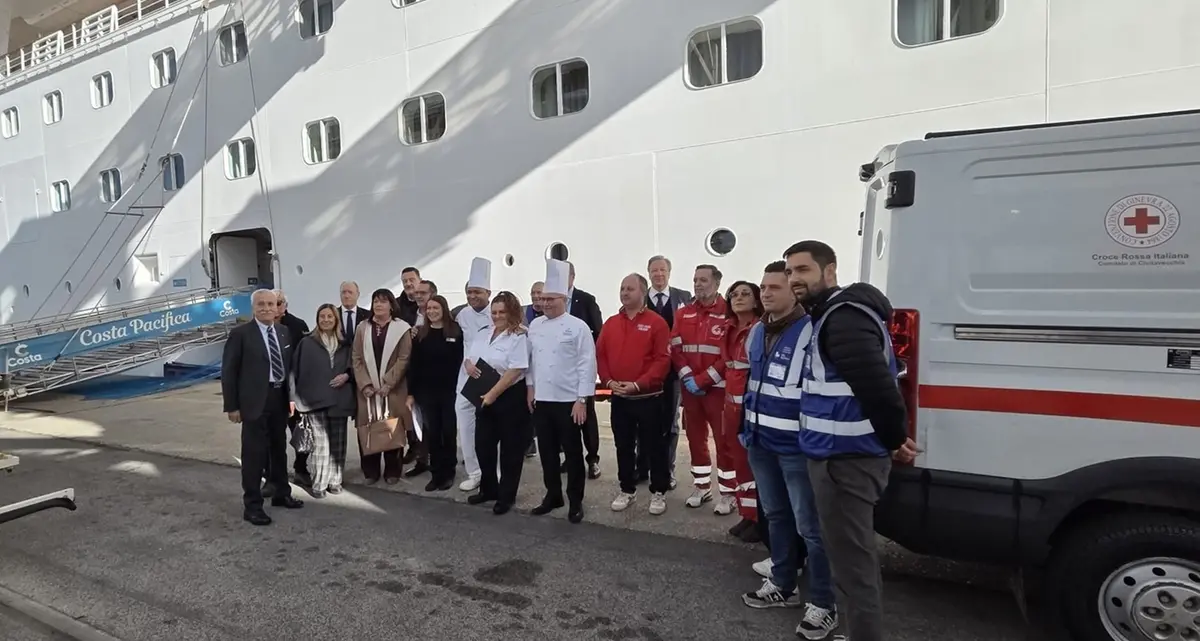 Costa Crociere: 19 scali destinati alla solidarietà a Civitavecchia
