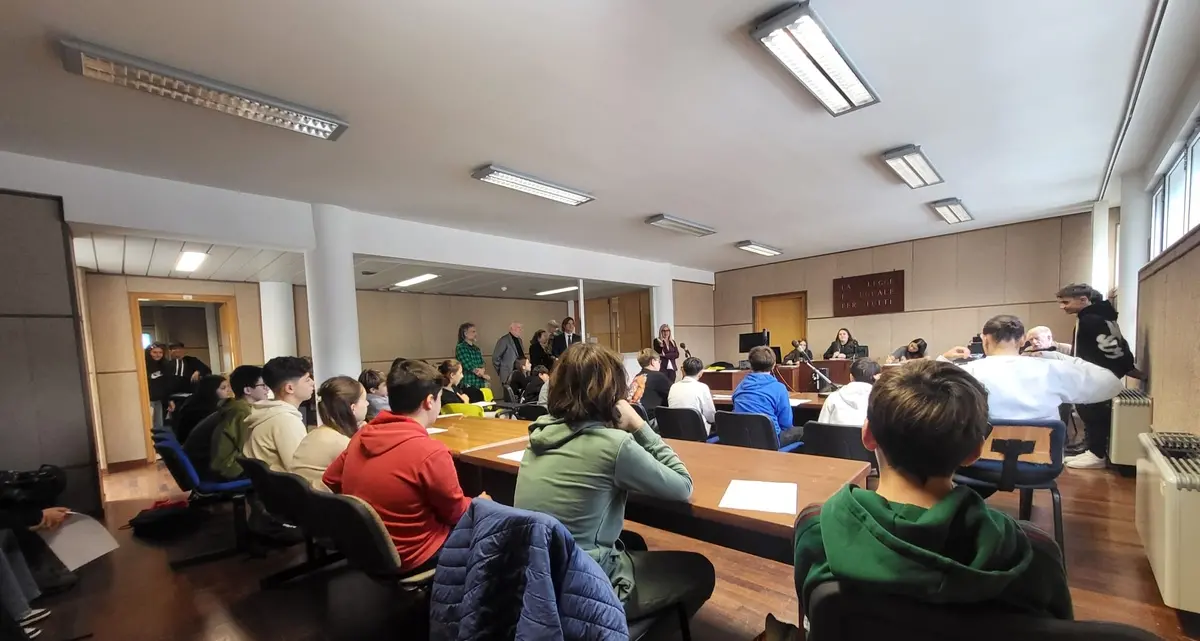 Tribunale, studenti della Flavioni protagonisti