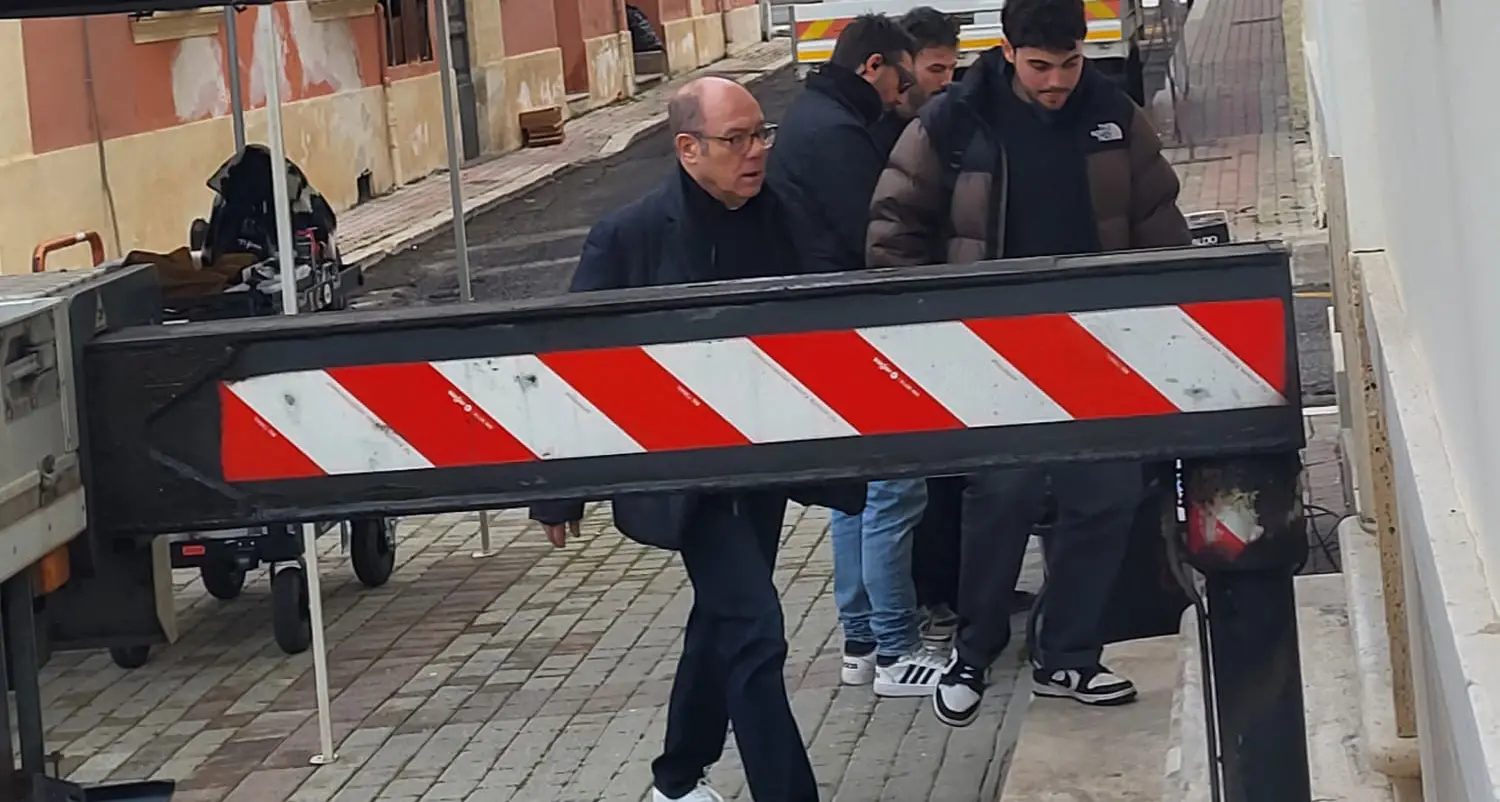 Carlo Verdone gira a Civitavecchia