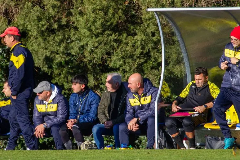 Delusione per mister Castagnari dopo la debacle di Rieti