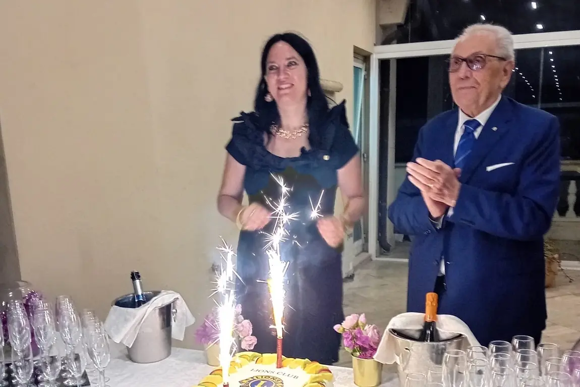 Lion club Porto Traiano: passaggio della campana Ciatti-Roscioni