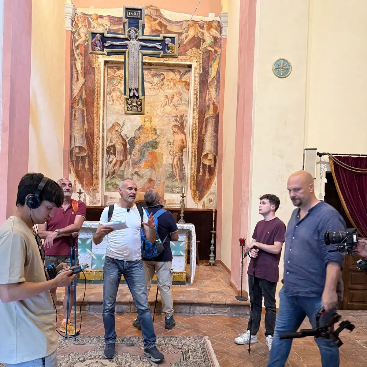 Il cammino dei pellegrini sbarca in tv