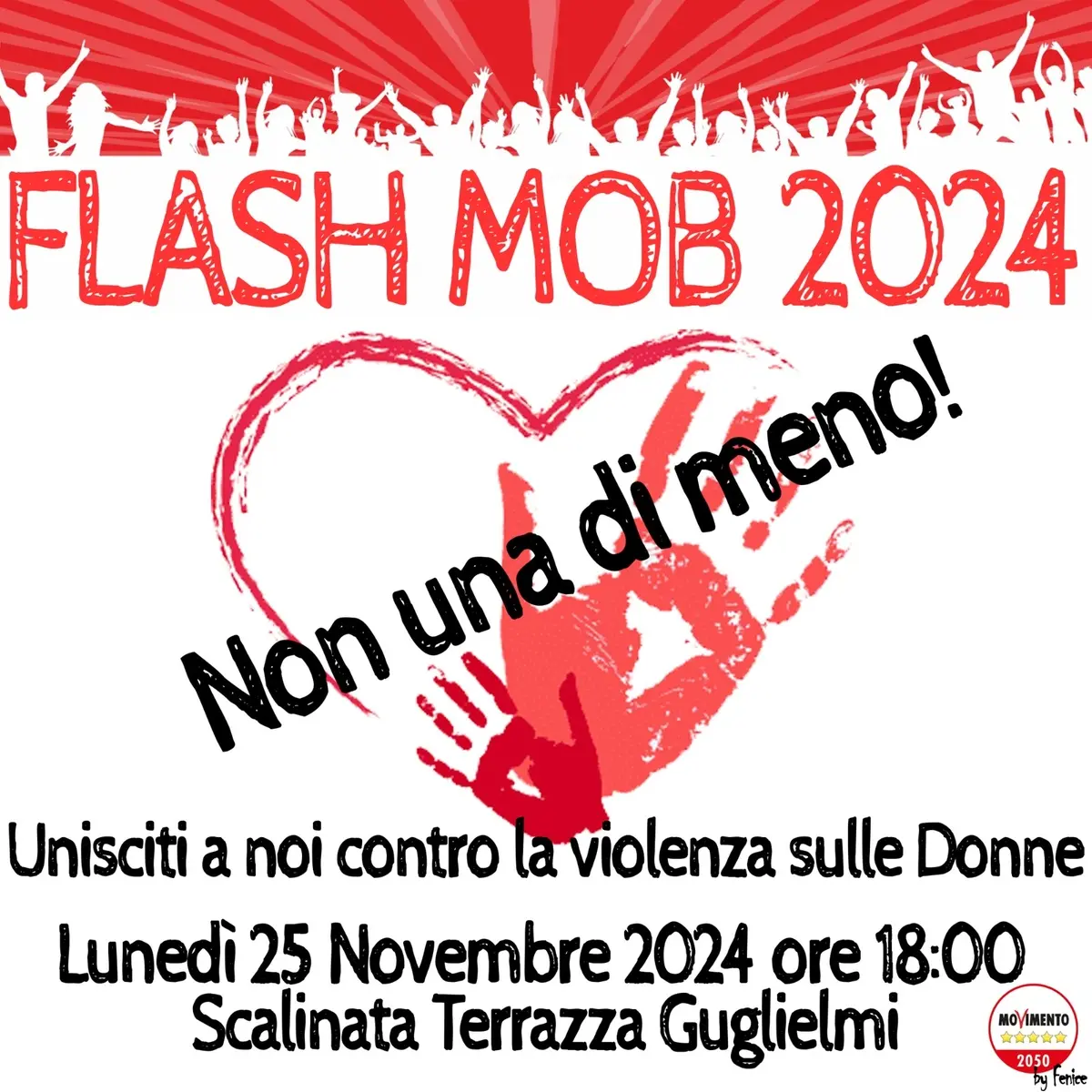 Un flash mob contro la violenza sulle donne