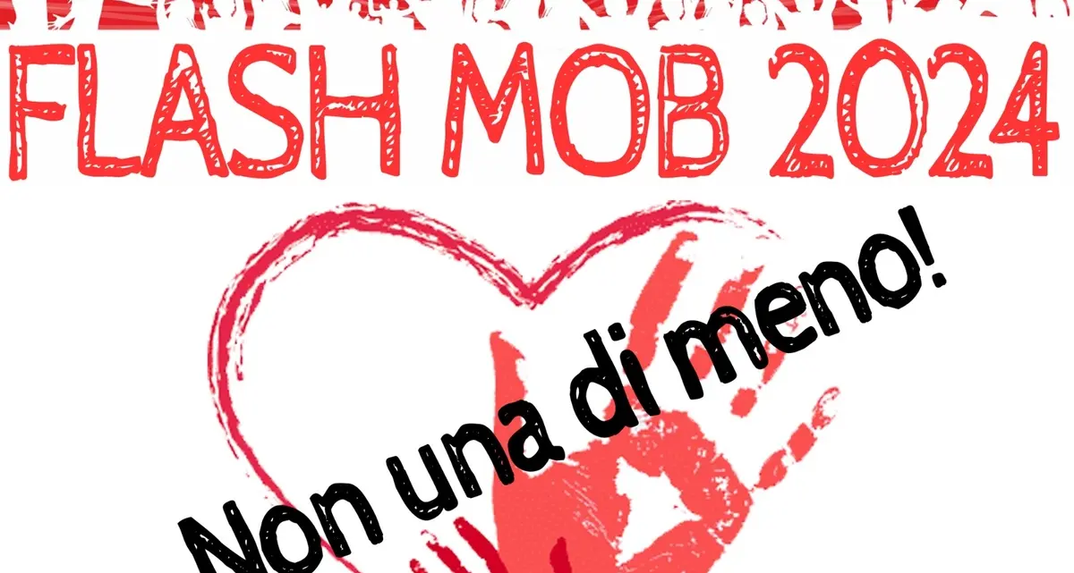 Un flash mob contro la violenza sulle donne