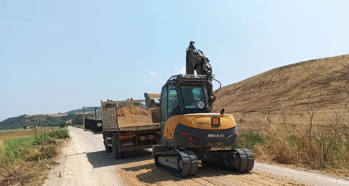 Strada provinciale 103: a Tarquinia partiti i lavori di ripristino del manto