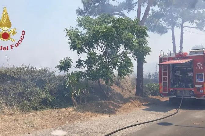 Incendio Tolfa