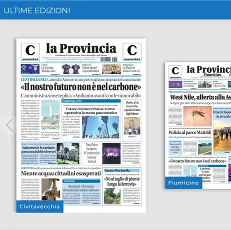 La Provincia, promozione di agosto