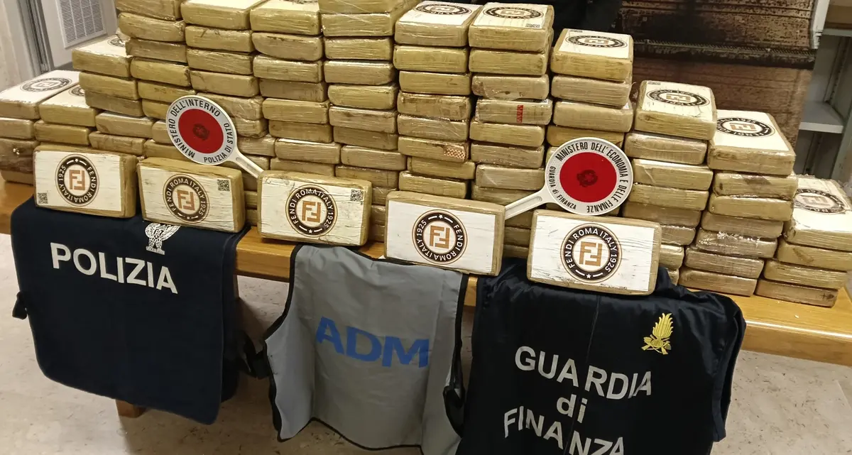 Colpo grosso a Civitavecchia: sequestrati 138 kg di cocaina purissima