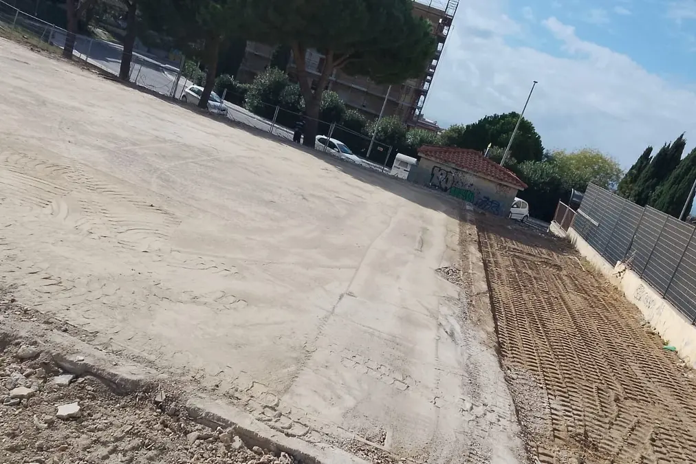 Non solo PalaGrammatico, lavori anche al campetto di basket del Pincio