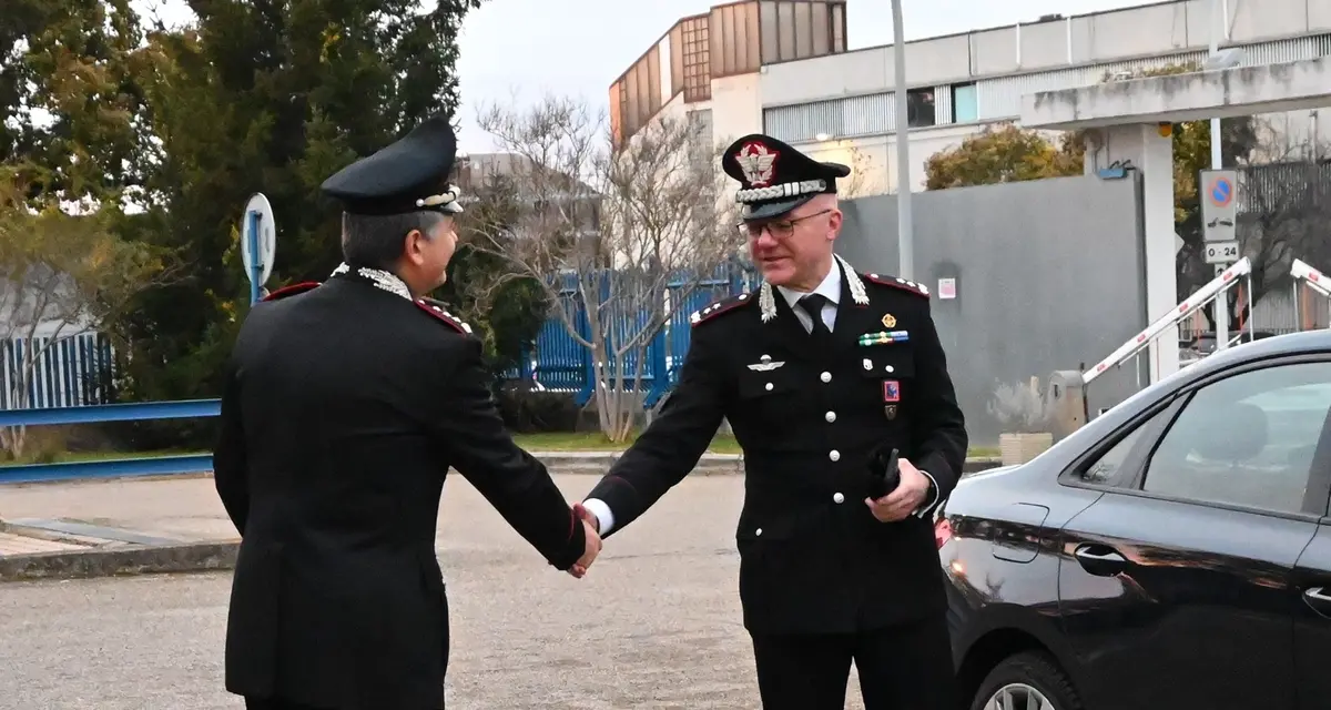 Carabinieri: il generale Cantoni visita il comando provinciale di Viterbo