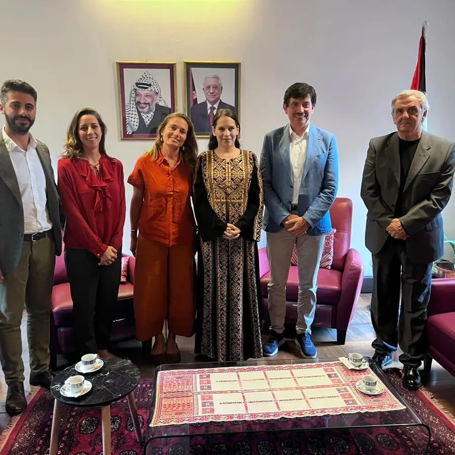 Piendibene in visita all’ambasciata di Palestina