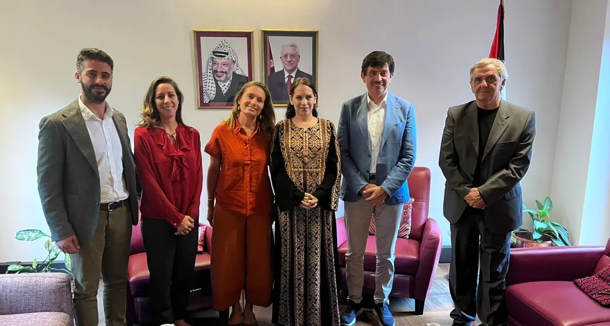 Piendibene in visita all’ambasciata di Palestina