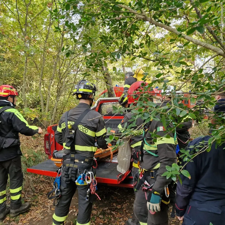 Ritrovato il corpo senza vita di un uomo nei boschi della valle del Treja
