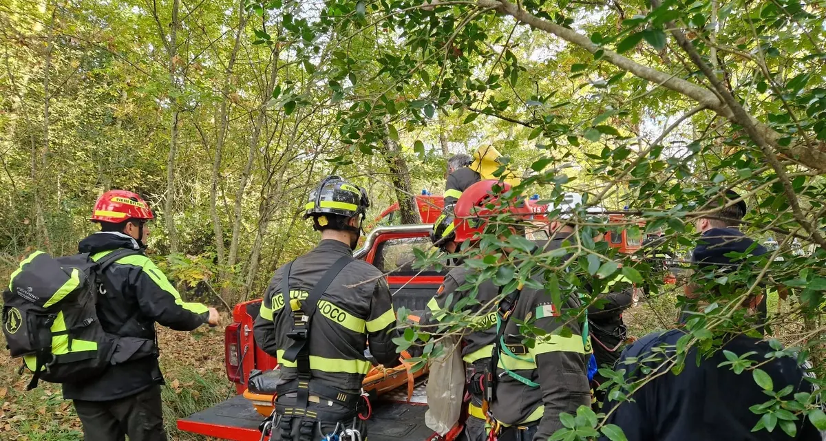 Ritrovato il corpo senza vita di un uomo nei boschi della valle del Treja
