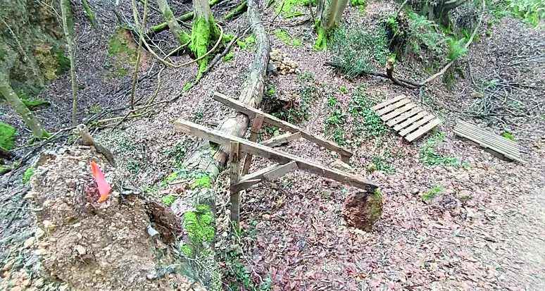 Cava Ballotta interrata e mimetizzata per fare spazio a percorsi Mtb e motocross