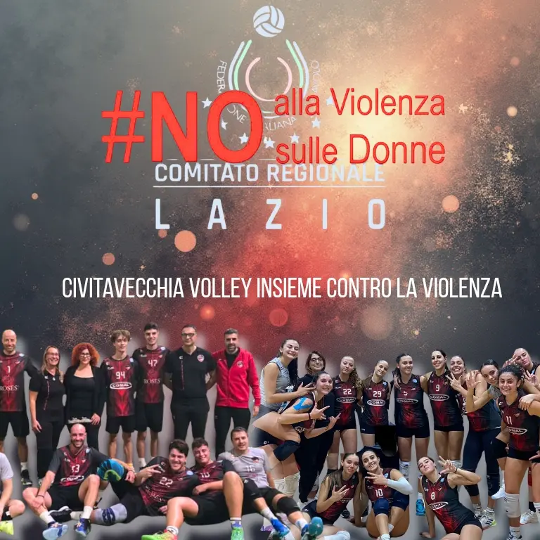 La Cv Volley fa squadra contro la violenza: simboli rossi e vittorie in campo