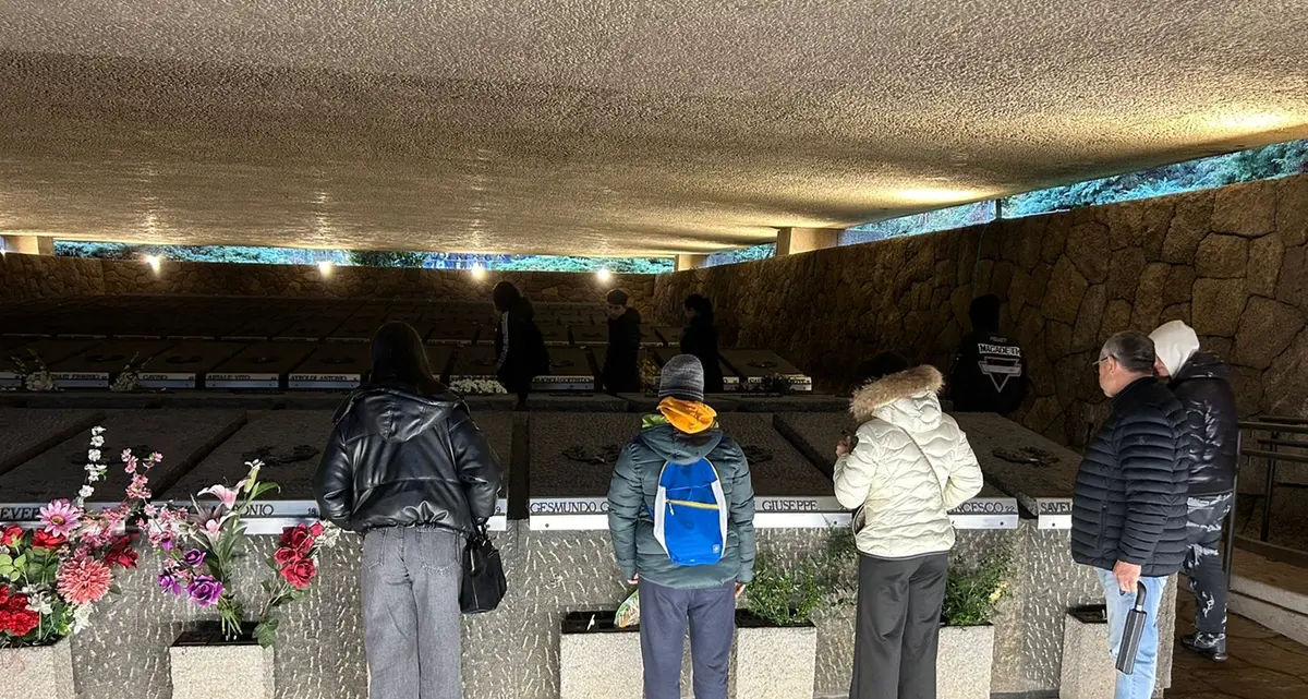 L’alberghiero in visita alle Fosse Ardeatine