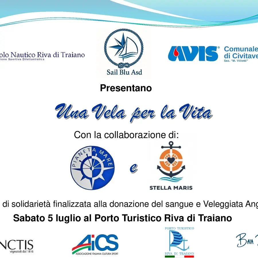 Una vela per la vita, lo sport incontra la solidarietà