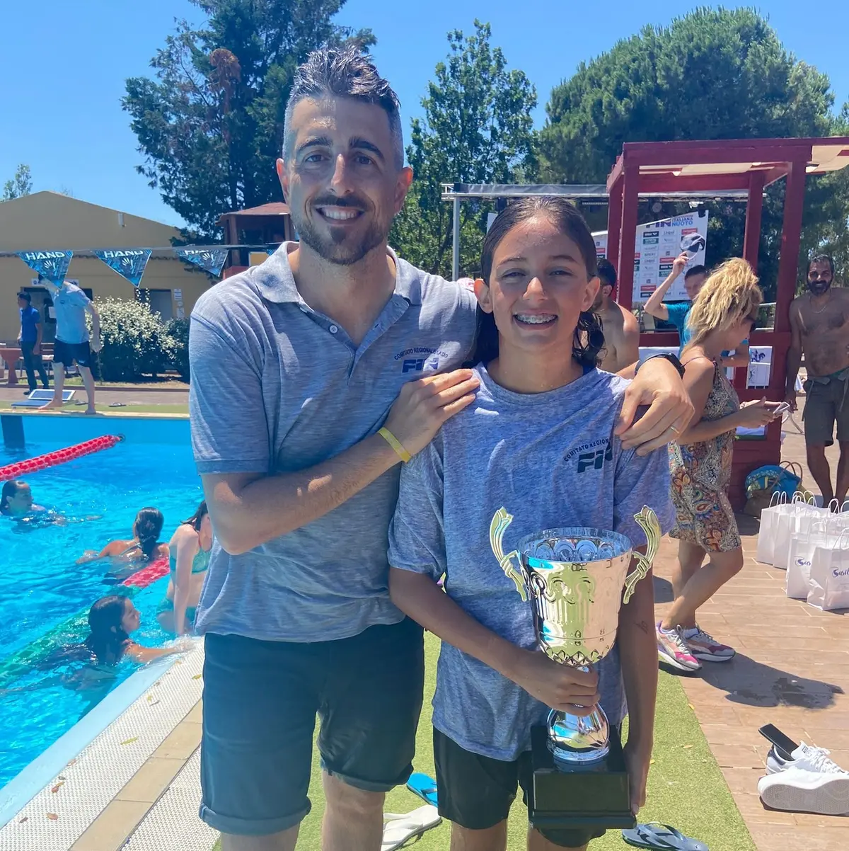 Lorenzoni e coach Arcadi vincono il trofeo delle Regioni