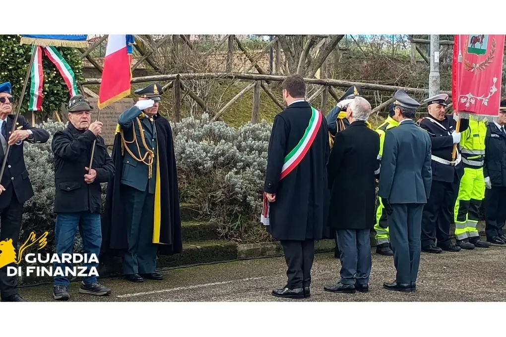 A Bassano Romano deposta la corona in memoria del finanziere Giovanni Ricci