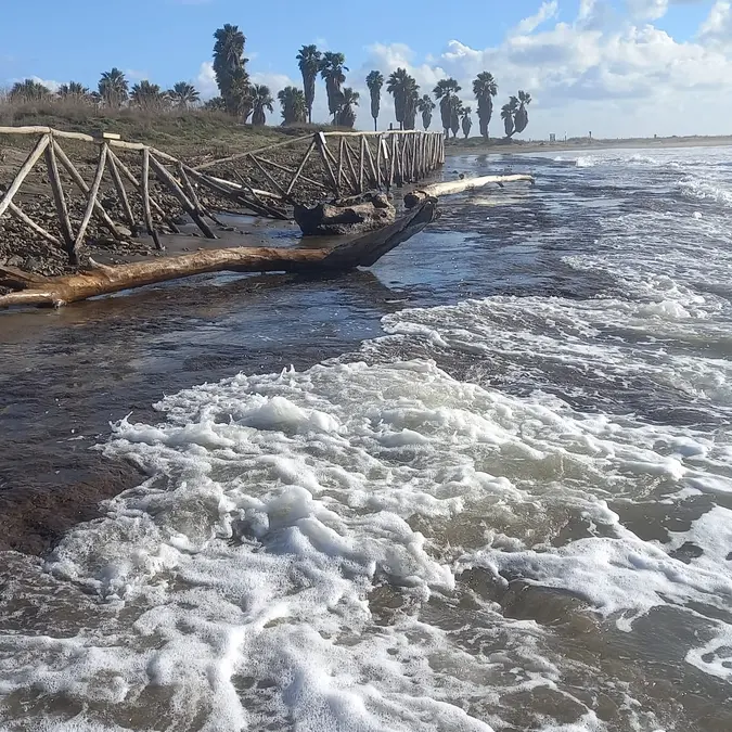 Palude accerchiata, l’erosione fa danni