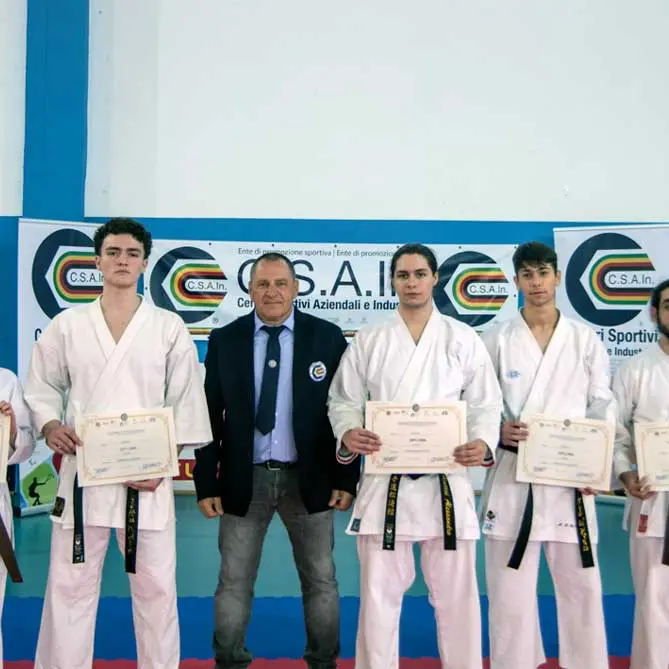 Otto nuove cinture nere per la società dell’Asd Ronin Kai K. di Tuscania