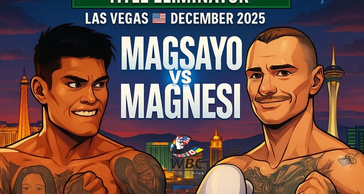 Magsayo-Magnesi si fa a dicembre a Las Vegas