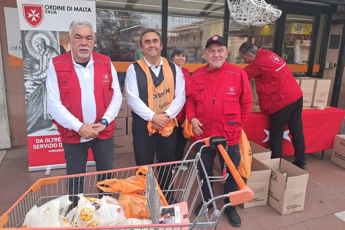 Colletta alimentare, Ordine di Malta in prima linea