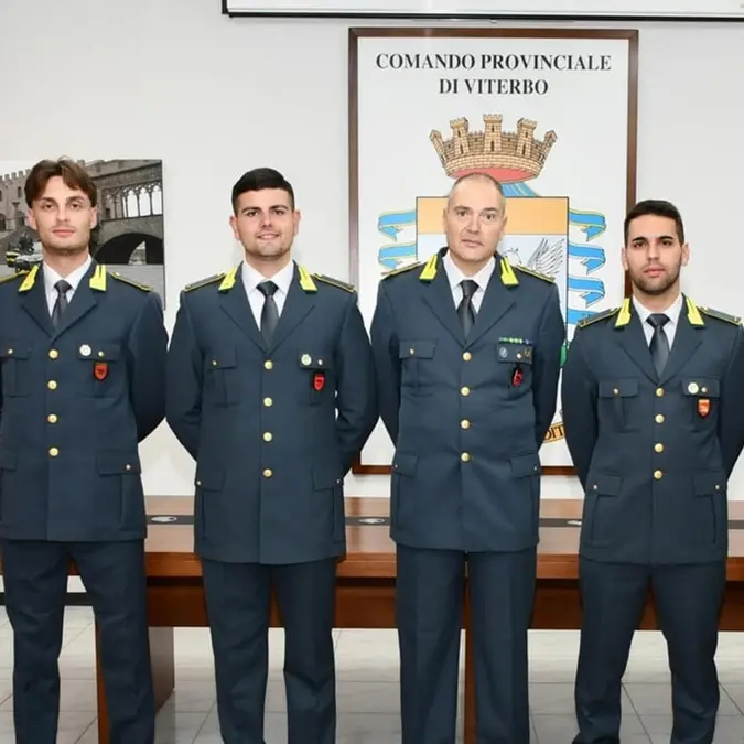 Guardia di Finanza: 8 nuovi ispettori assegnati al comando provinciale di Viterbo