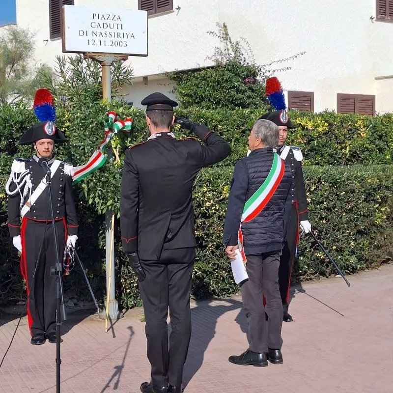 Santa Marinella, una cerimonia in ricordo delle 19 vittime, di cui 17 militari e due civili