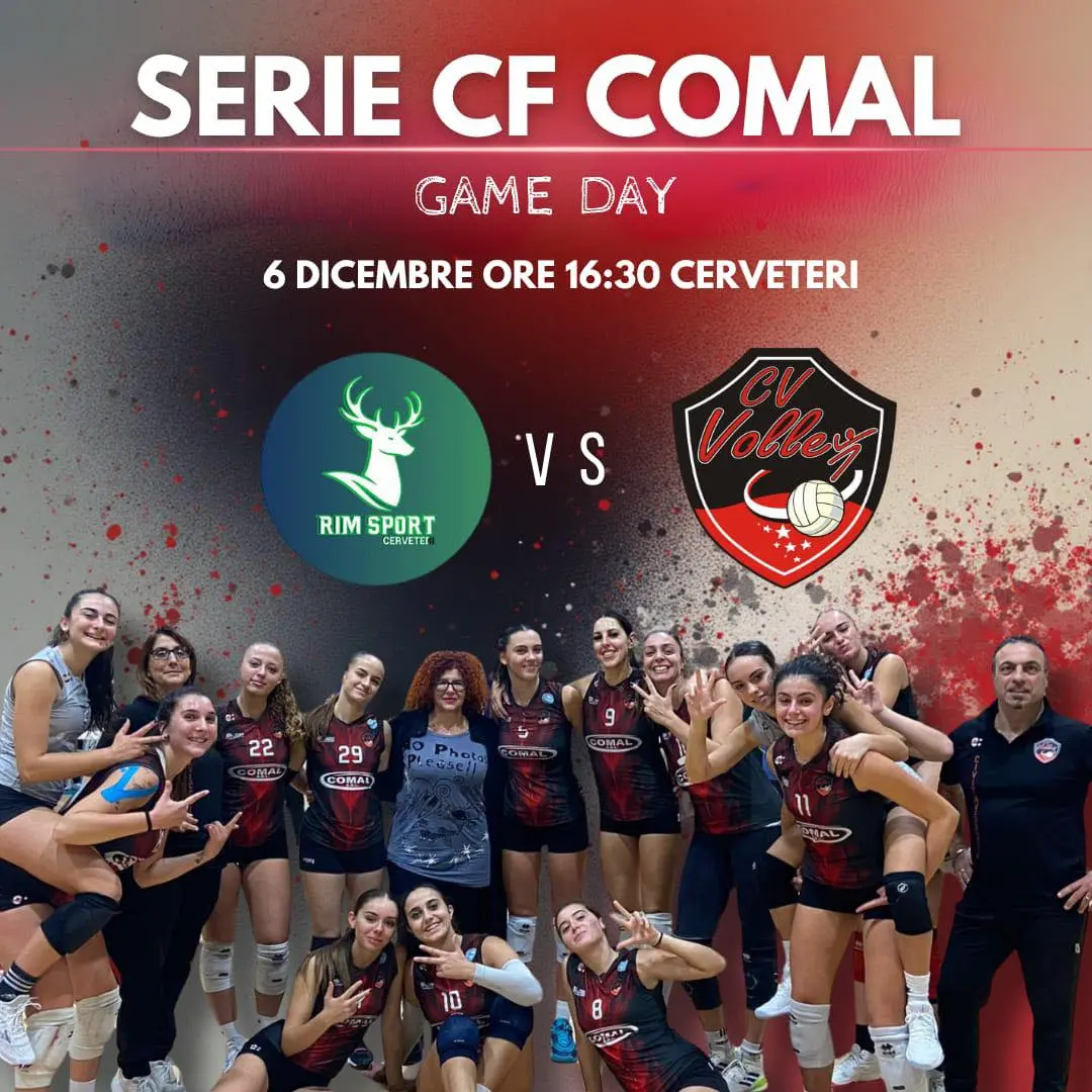 Tempo di derby tra Rim Cerveteri e Cv Volley