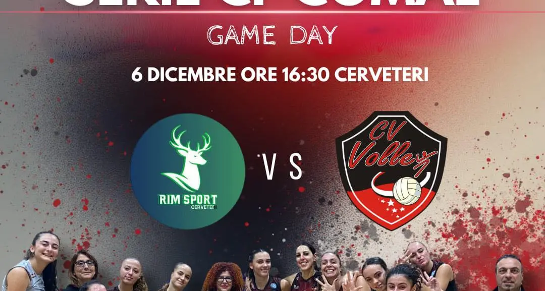 Tempo di derby tra Rim Cerveteri e Cv Volley