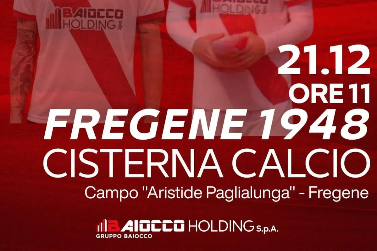 Il Fregene capolista ospita il Cisterna per un big match d’alta classifica