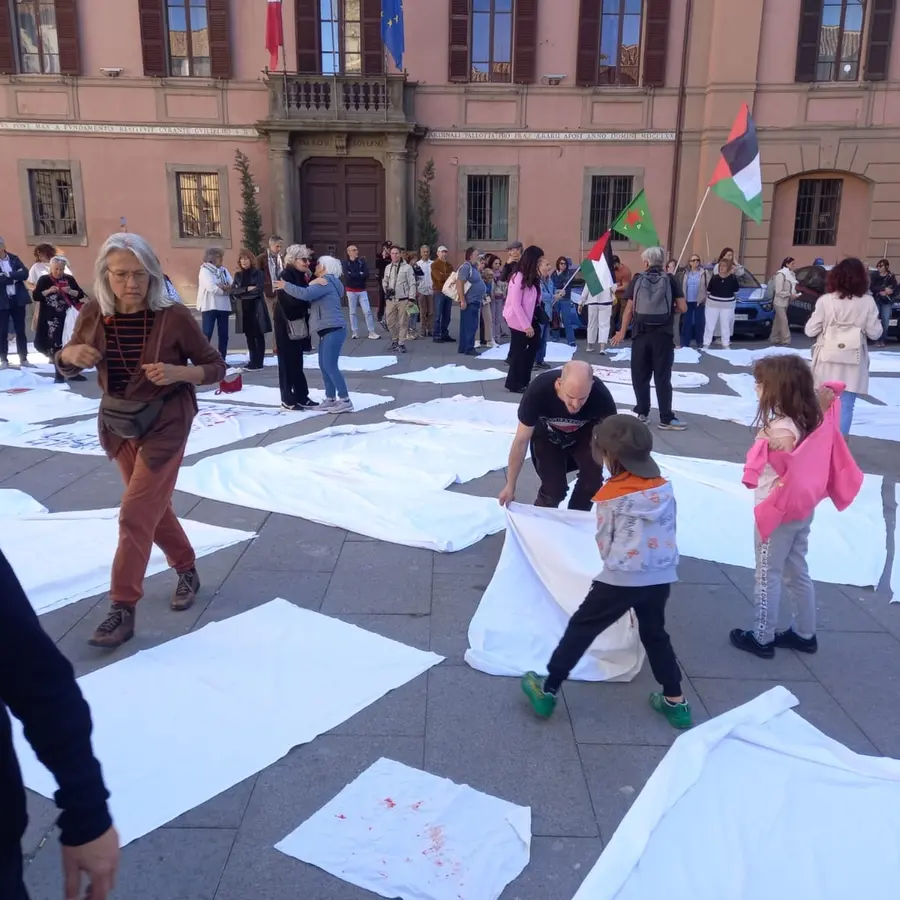 In centinaia a Viterbo marciano per Gaza