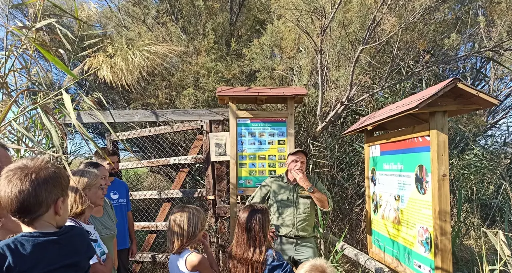 I bambini alla scoperta di Torre Flavia creano pure un inno per la riserva