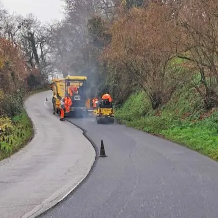 Partiti i lavori di asfaltatura sulla Valleranese