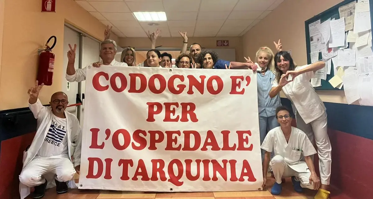 Anche i sanitari di Codogno a sostegno dell’ospedale di Tarquinia