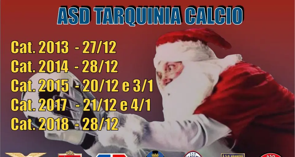 A Tarquinia i Tornei di Natale: 48 squadre e oltre 500 giovani atleti al Centro “Liviano Bonelli”