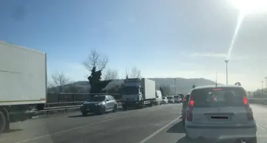 Superstrada, a Orte si demolisce la carreggiata verso Terni