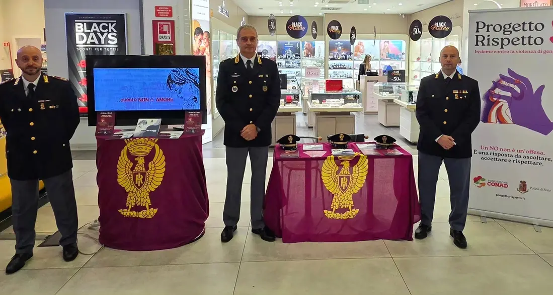 Viterbo, polizia in campo contro la violenza sulle donne