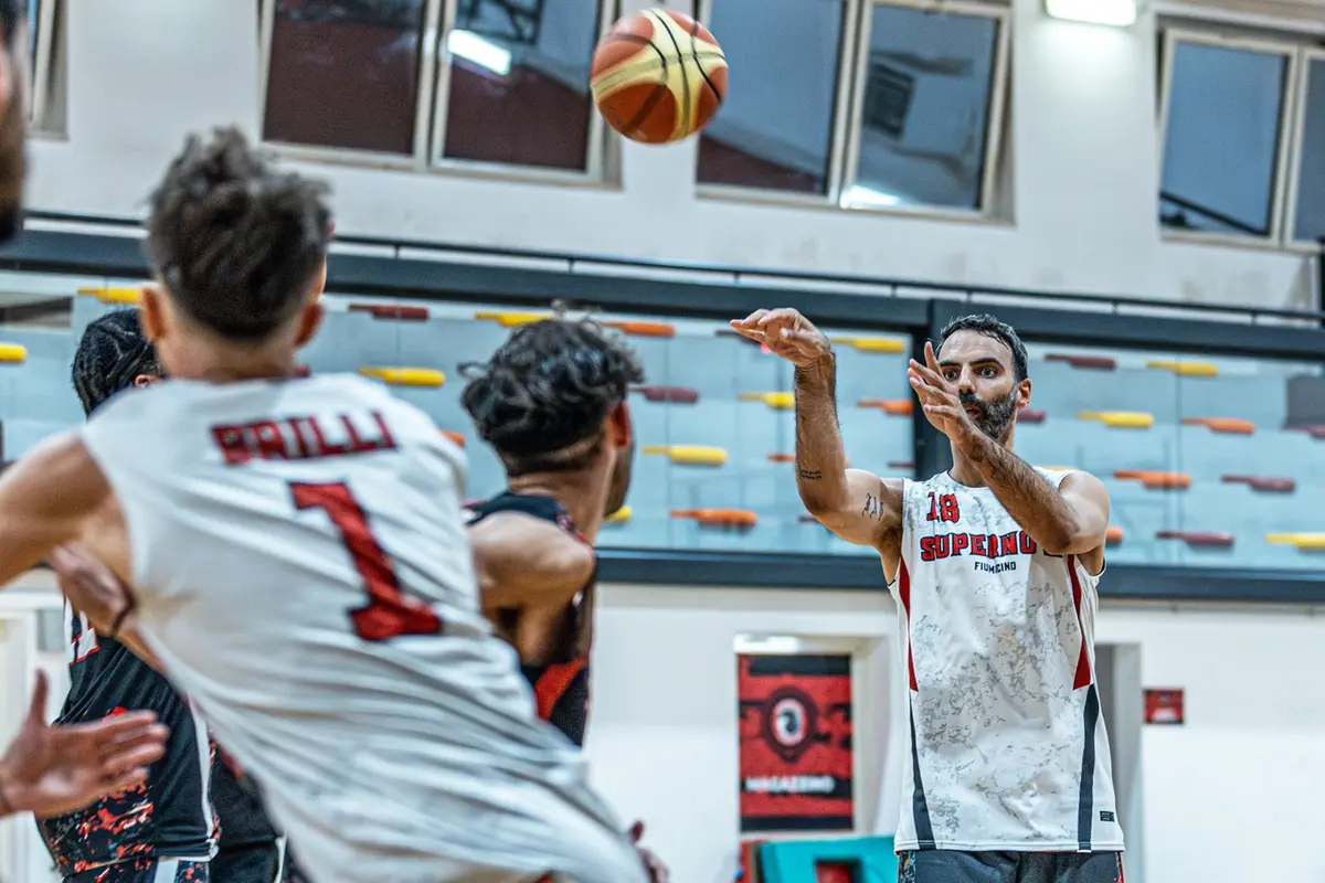 Salvatore Parlato durante una fase di gioco