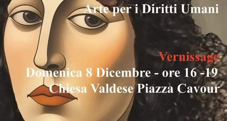 Simona Sarti e Alessandra Degni ad \"Arte\" per i diritti umani\"