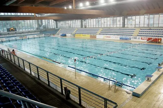 L\\u2019impianto natatorio cittadino \\u201CPalaGalli\\u201D, sito in viale Lazio: al momento \\u00E8 senza luce e senza gas
