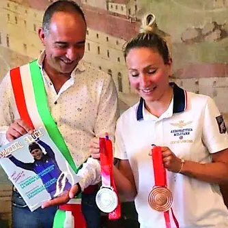 Dall’ospitalità di Allumiere all’oro olimpico: Francesca Lollobrigida festeggiata nel paese collinare