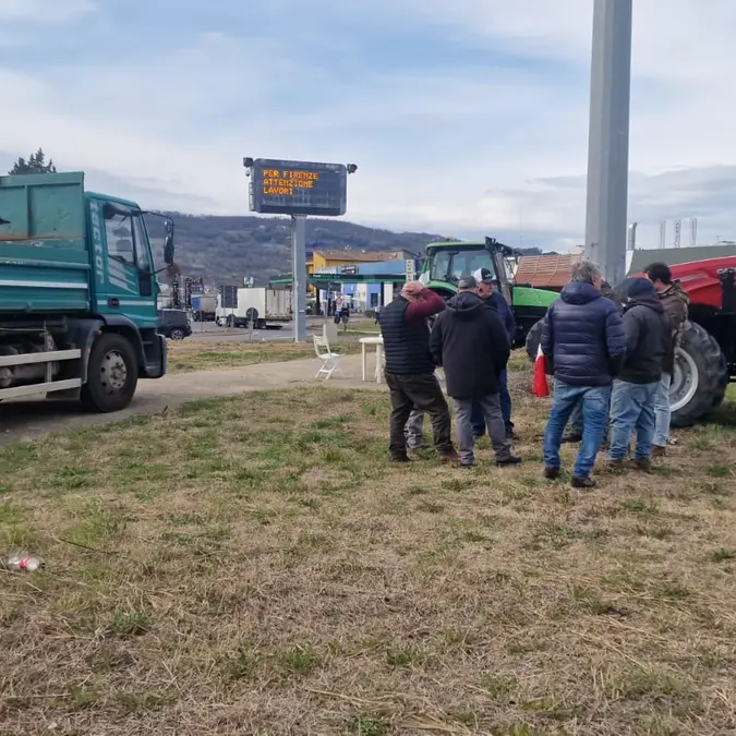 Agricoltori, la protesta riparte da Orte