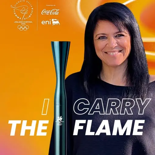 La fiamma Olimpica Milano Cortina 2026 arriva a Tarquinia: Erika Biagioni tedofora